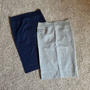 kidpik girls Navy and Gray Pencil Skirt Set M (10)